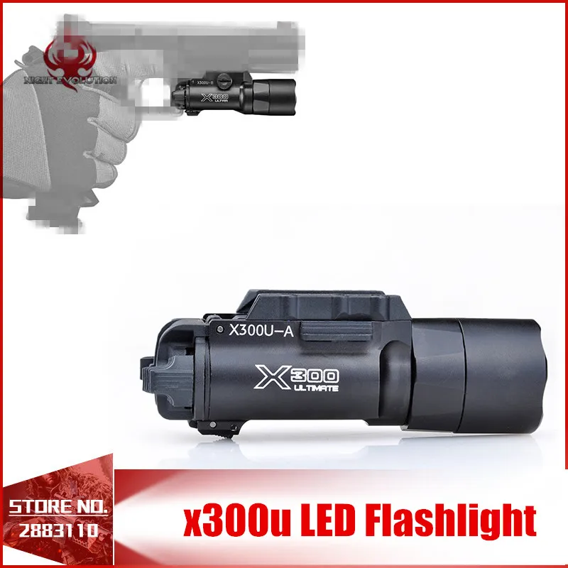 Тактическая вспышка Night Evolution Softair x300u светодиодный фонарь для оружия тактический