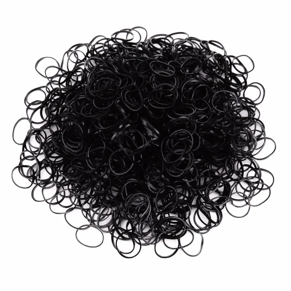 1000pcs Baby TPU Elastic Hair Band Child Ties Kids Scrunchy Girls Ponytail Holder Rubber Bands Accessories | Детская одежда и