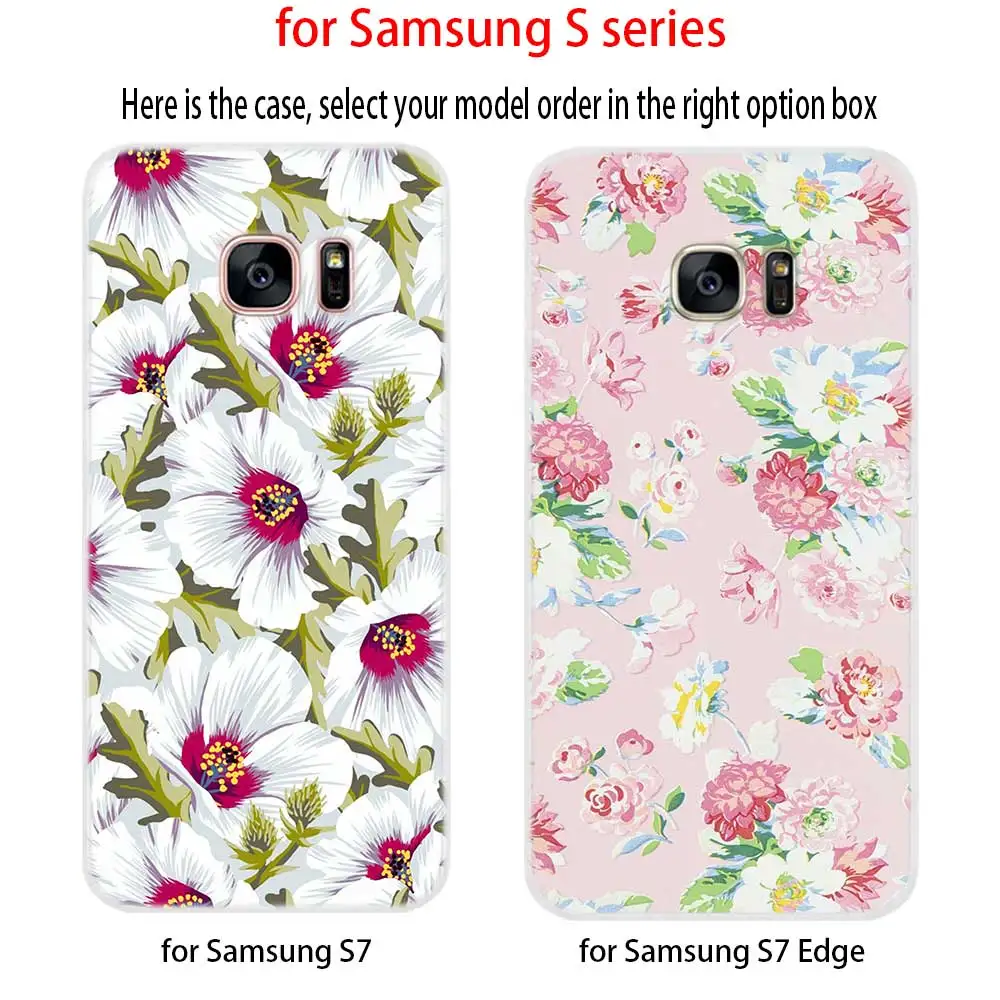 Мягкий силиконовый чехол для Samsung S30 S20 S11 S10 S9 S8 Plus lite 11e 10e Uitra S7Edge с красивыми