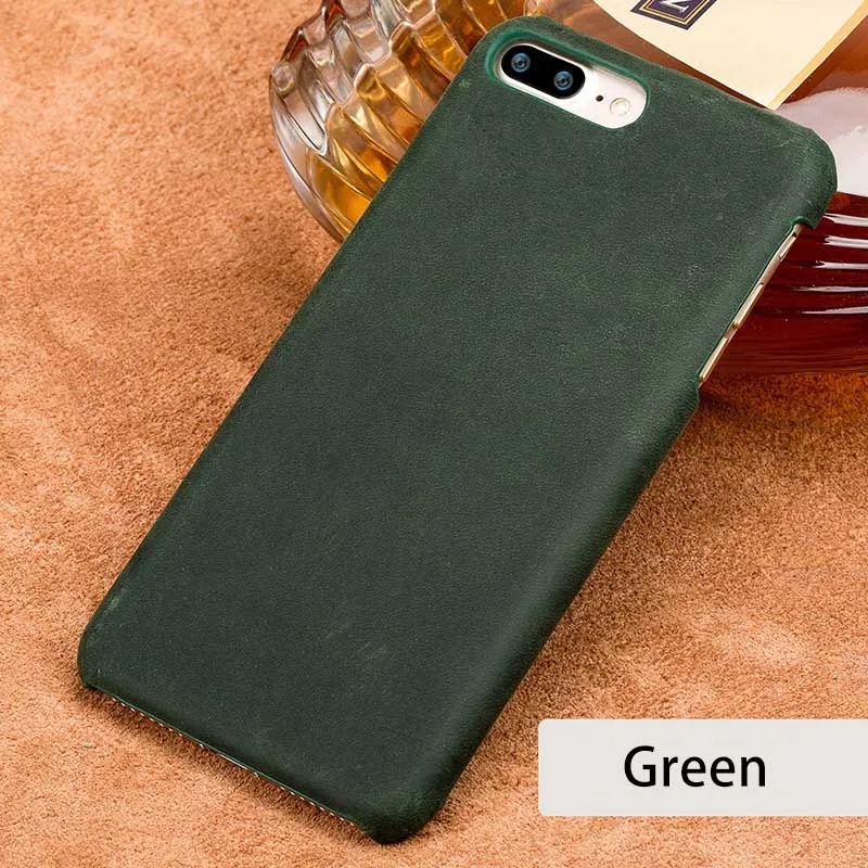 Green LANGSIDI полностью зернистый кожаный чехол для телефона для Xiaomi mi 9 8 8SE 6X Red mi Note 5 Pro 5 Plus 4X чехол s для samsung S8/S8 Plus - Цвет: Green