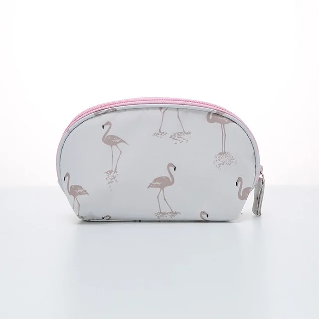 White flamingo DIHFXX косметичка с принтом Фламинго Женская несессер косметичка дорожная Водонепроницаемая портативная косметичка наборы туалетных принадлежностей DX-44 - Цвет: White flamingo