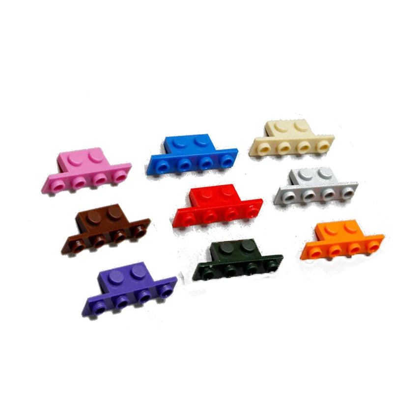 50 шт./лот Technic кронштейн 1*2 1*4 Тип 2 DIY enlighten блок кирпича части совместимы с 2436B