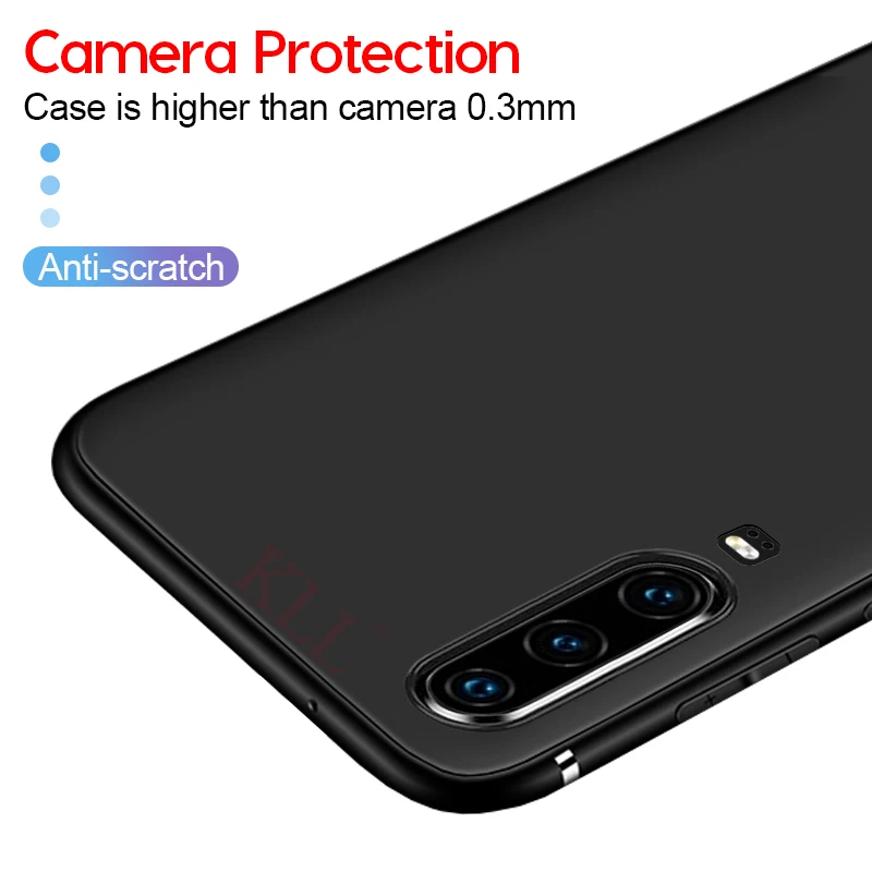 Матовый Мягкий ТПУ чехол для Huawei P30 Pro P20 Lite Nova 5 5i 4 3 3i Mate 20X10 P Smart Plus Y9 Y7 Prime Y6 |