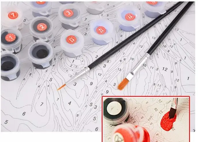 Framless Новое поступление уникальный подарок цифровой обезьяна мультфильм картина