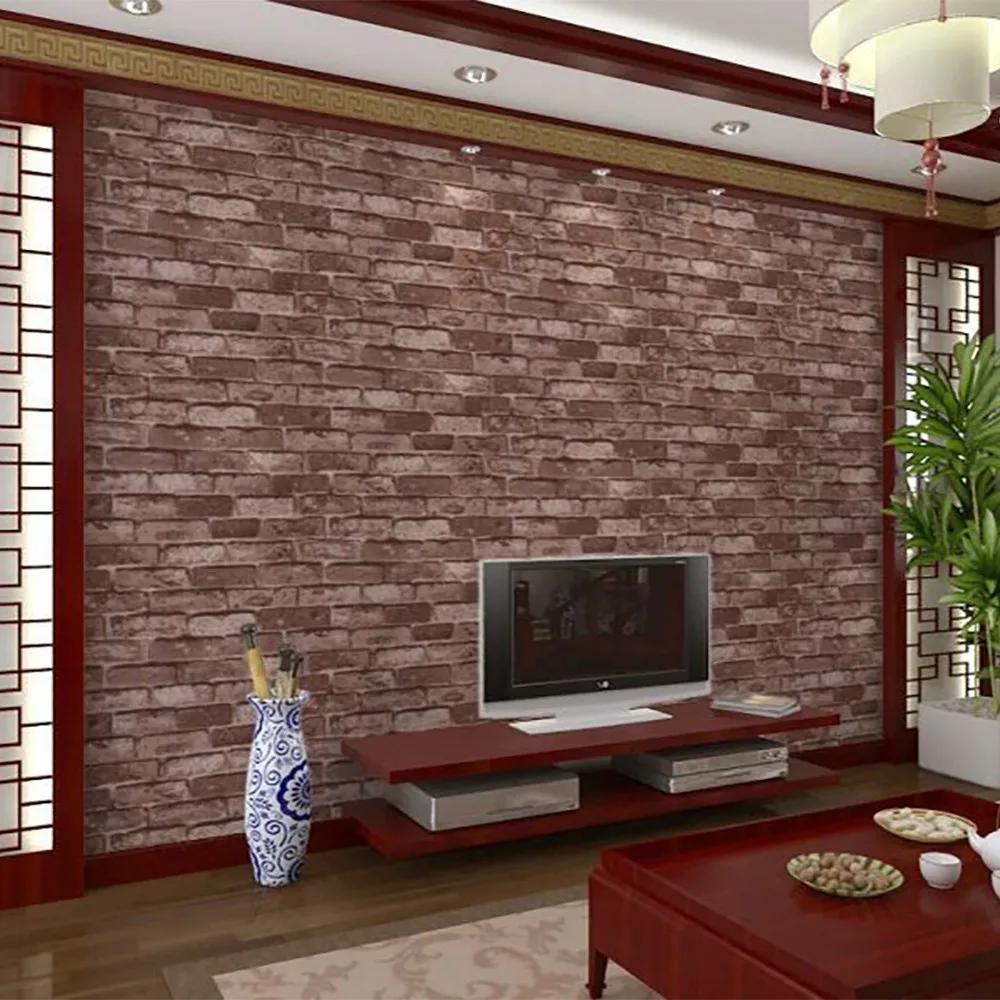 Пастырское 3D кирпичные лестницы обои каменная наклейка стимуляция деревенская