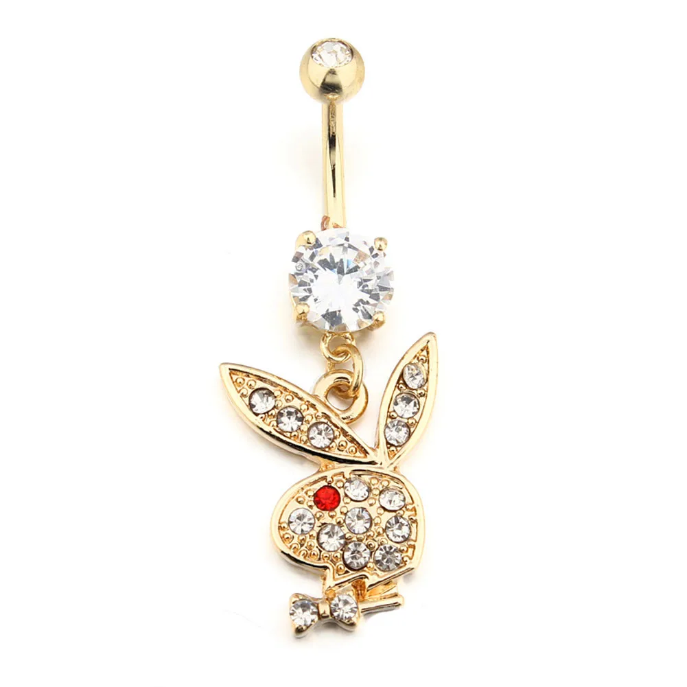 2 шт./партия кольца для пупка Банни серьги украшения тела|body piercing jewelry|piercing jewelrybelly