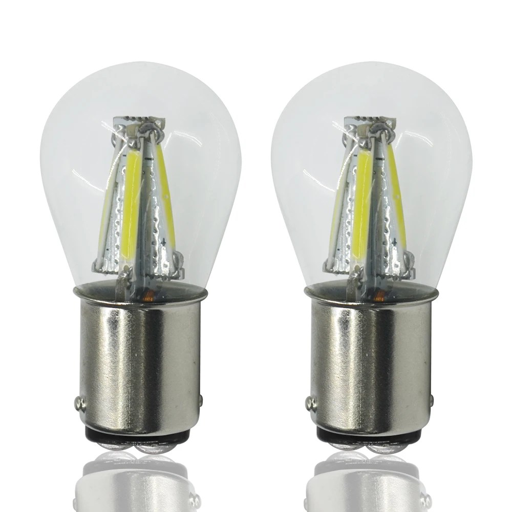 

2 pcs of Perfect led Hot 1156/1157 4 COB LED Car Auto Reverse Lights Turn Signal light 12V-24V