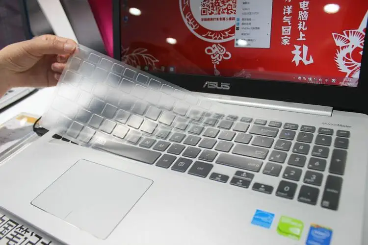 

Прозрачный чехол для клавиатуры ноутбука ASUS V551 V551LA TP500 TP500LA TP500LN R553LN K551 S551 A551L TP501U 15,6"