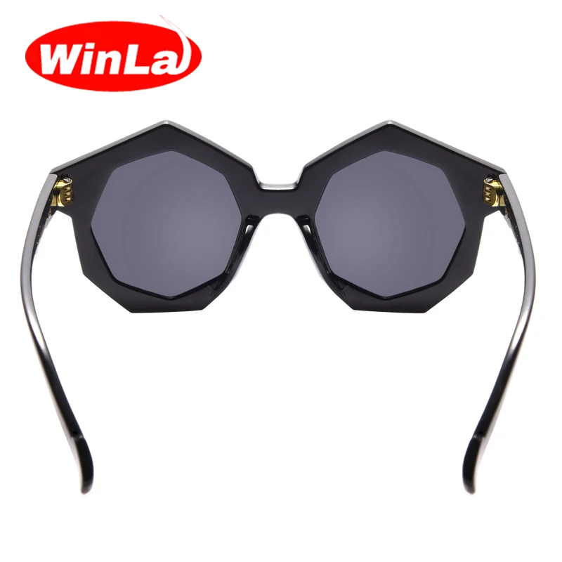 Winla новинка модные круглые солнцезащитные очки для женщин фирменный дизайн