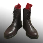 Сапоги WW2 Soldier мужские из 100% натуральной кожи, высокие сапоги для верховой езды, кожаная обувь для танцев
