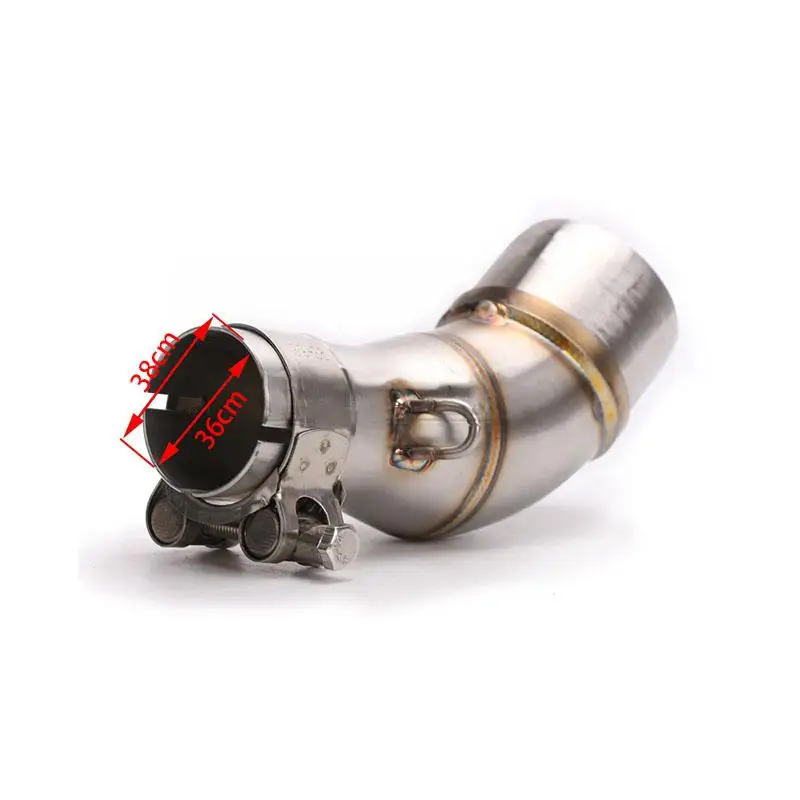 Мотоцикл средняя выхлопная труба для YAMAHA YZF R 25 30 2015 2016 Dirt Bike Racing мотоцикл