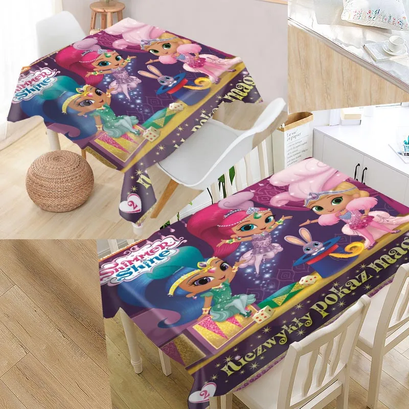 tablecloth Заказная блестящая скатерть квадратная/прямоугольная скатерть для свадебного стола покрывало для телевизора чайная скатерть - Цвет: tablecloth