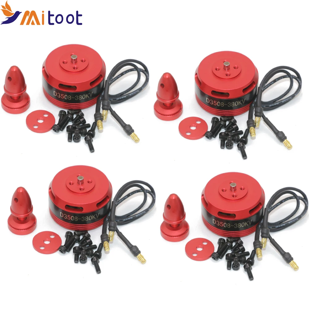 4 шт./лот Mitoot D3508 380KV 580KV 700KV Поддержка двигателя аналогично для радиоуправляемого