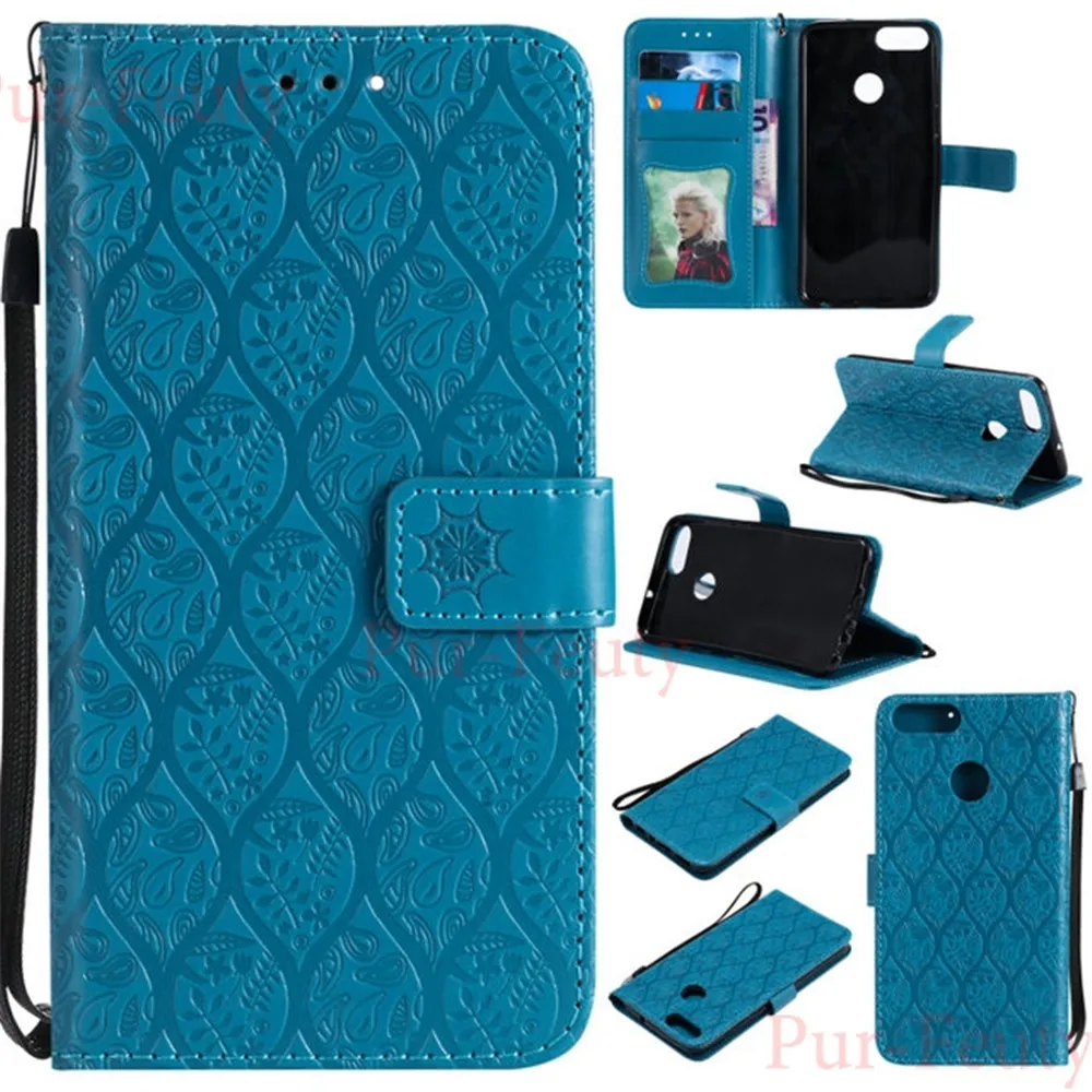 Чехлы для huawei P Smart FIG-LX1 FIG-LA1 FIG-L21 FIG-L22 кожаный флип-чехол с полным покрытием полный защитный кожаный чехол для PSmart рис LX1 LA1 L21 L22