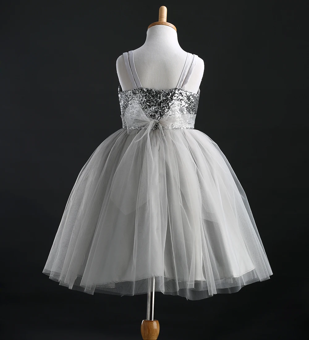 2019 New Hot Sale Latest Baby Girls Kids Sequins Party Dress Pageant Wedding Bridesmaid Dresses Gown | Детская одежда и обувь