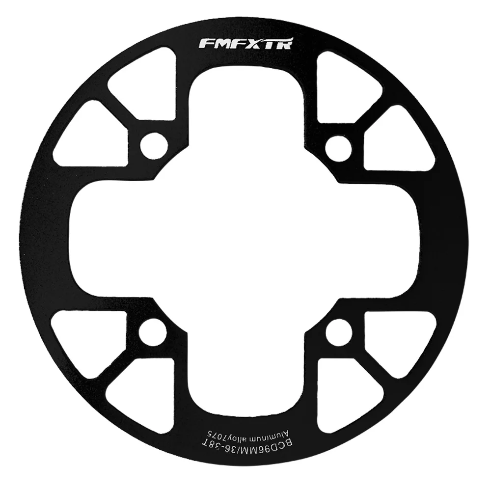 FMFXTR MTB Road Bike Sprocket Protection Chain Wheel Protector Crank Ring Mud Protective Cover Bicycle accessories 96BCD 32-38T - Цвет: 36-38T Black YP