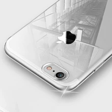 Ультра тонкий прозрачный мягкий ТПУ чехол для телефона для iPhone 7 8 Plus Capa прозрачный чехол s для iPhone X 6s 8 7 Plus 6 Чехол Пылезащитная заглушка 3