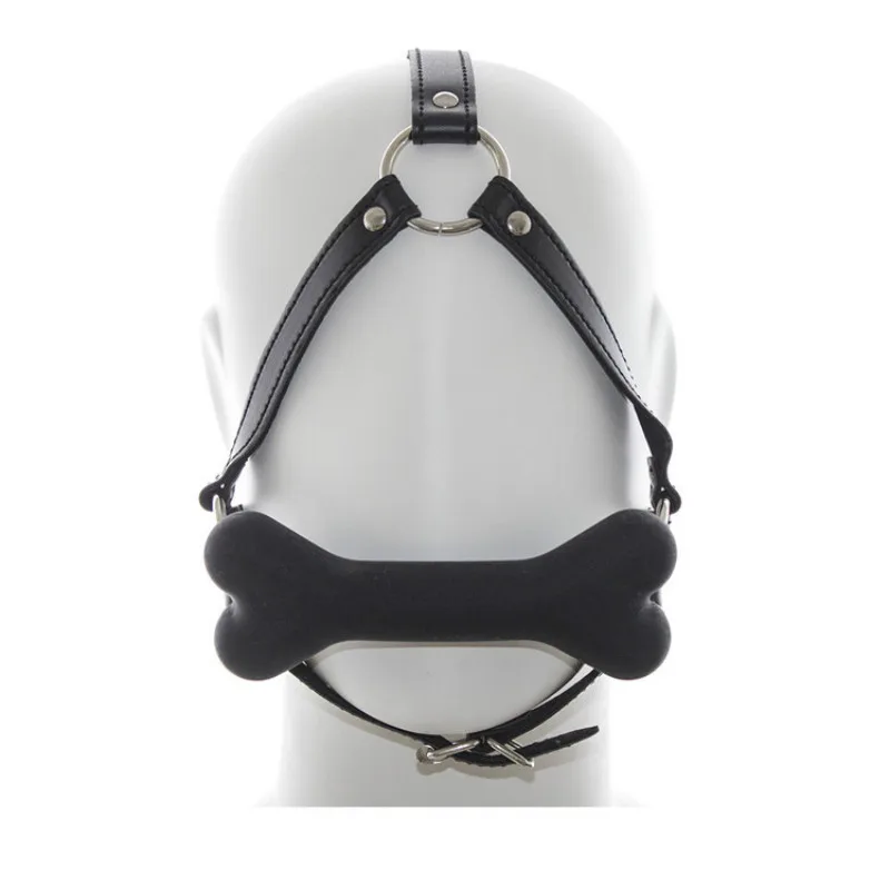 Dog slave devices harness silicone dog bone plug hush mouth yoke gags open gag mask gear toys | Красота и здоровье