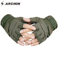 s archon us army tactical fingerless gloves men anti skid half finger military shooting mittens male swat fighting combat glove