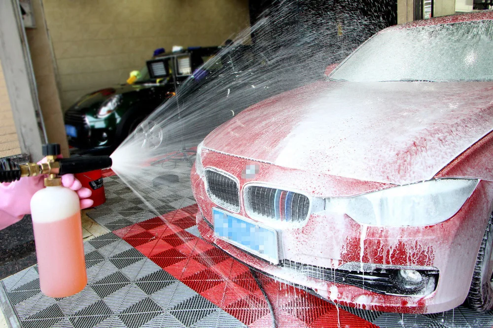 

1/4" Quick Release Adjustable Snow Foam Lance Car-Styling Foam Gun Car Wash Pressure Washer Jet Wash Foam Cannon Tools