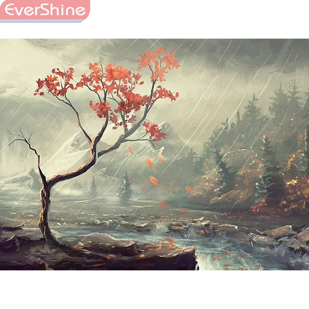 EverShine Алмазная вышивка декорация полная квадратная/круглая картина крестиком