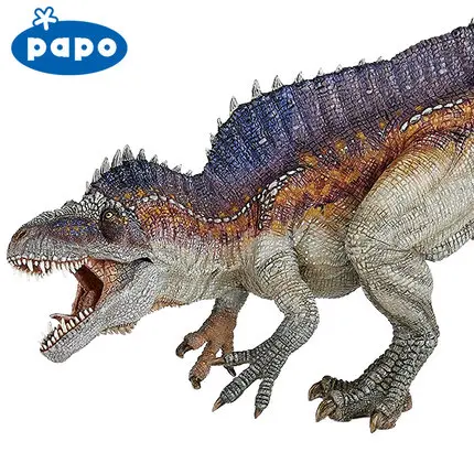 Новинка 2017 Papo Acroncantosaurus Имитация Динозавра Коллекция Музея мир Юрского периода
