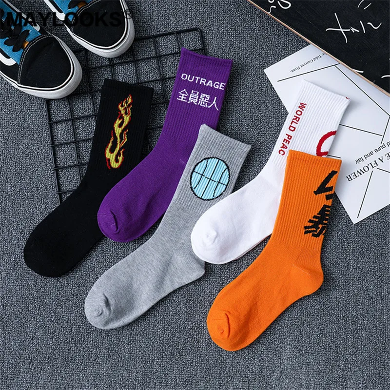 Maylooks 2019 Новый Носки Мужская хлопковая футболка street носки без пятки модная