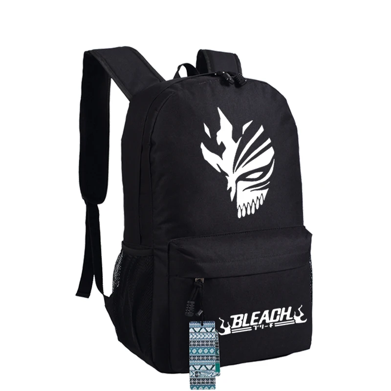 Японии Аниме Bleach Маска Cartton Рисунок Рюкзак сумки Студент Back to School Ранцы Мальчики