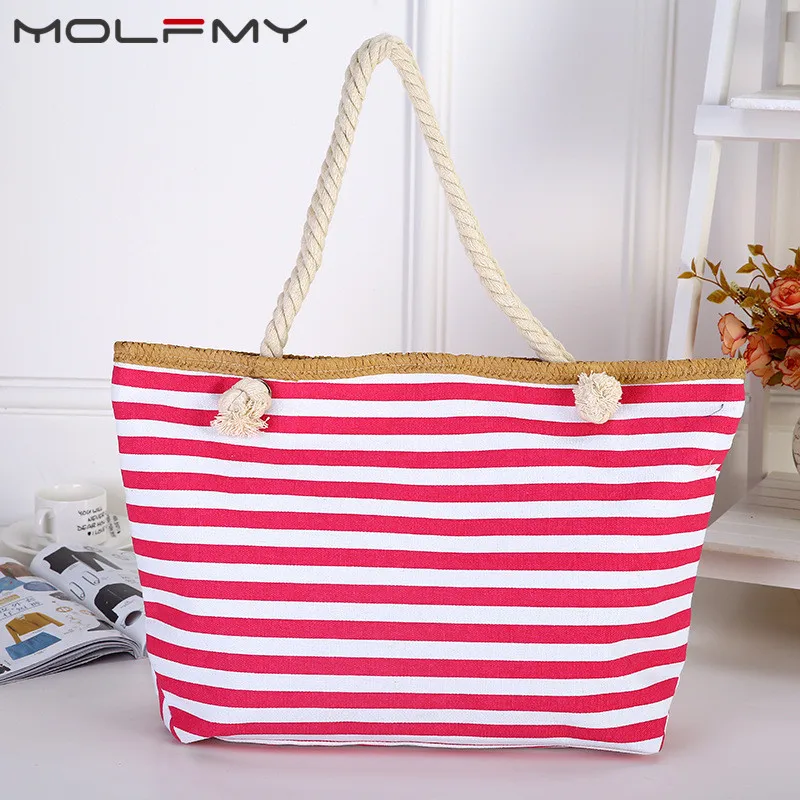 Летняя женская Холщовая Сумка тоут для покупок вместительная пляжная эко сумка