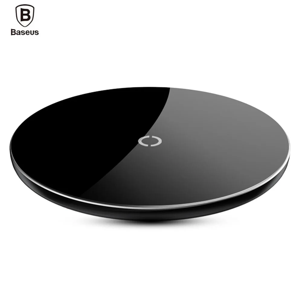 Baseus 10 Вт Qi Беспроводной Зарядное устройство для iPhone X 8 Стекло быстрая