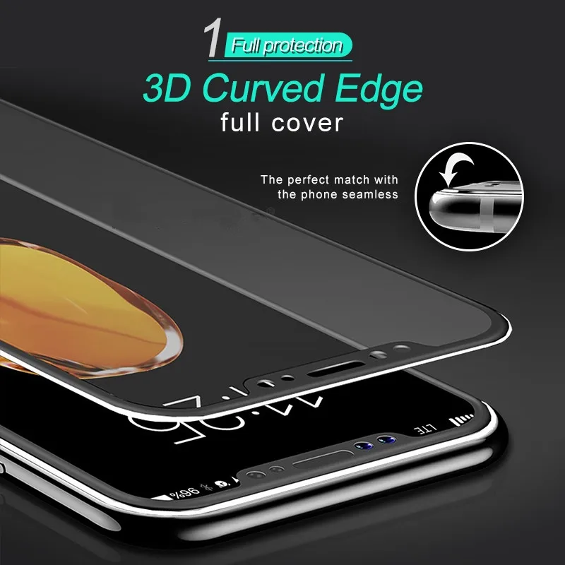 Для iPhone XS Max Передняя Задняя крышка Металл Титан закаленное стекло для iPhone XS Max 3D изогнутая Защитная крышка для края для iPhone XS Max