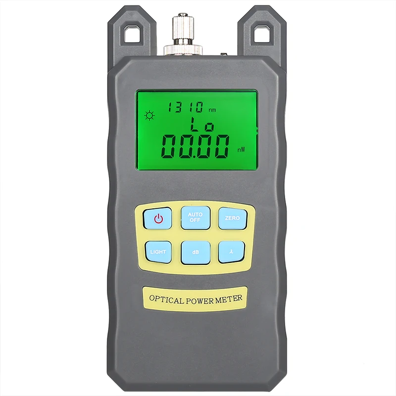 Comptyco AUA-70A измеритель оптической мощности волокно лампа тестера потеря потери тест отправить FC/SC адаптер серый