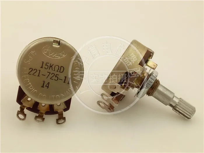 

Original new 100% 221-725-11 24 single potentiometer D15K handle 25MM plum blossom axis (SWITCH)