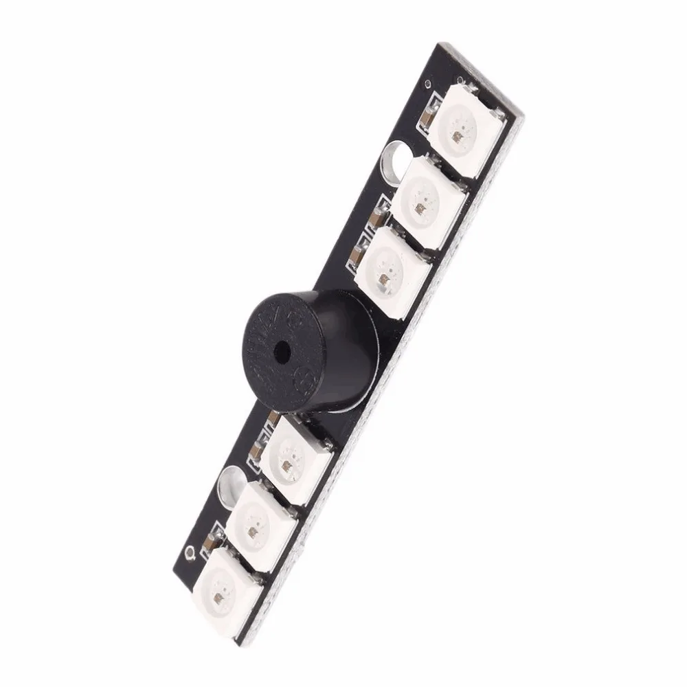 WS2812B LED &amp 5V активный зуммер 6 * RGB чипы Светодиодный индикатор для управления