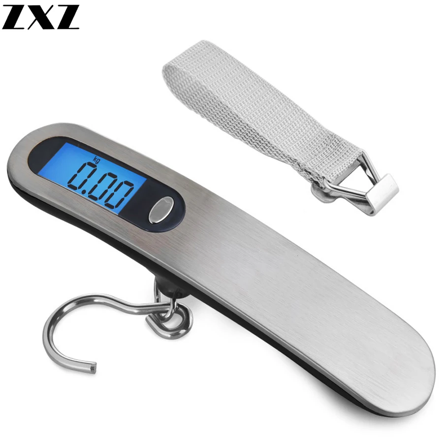 

High Quality LCD Portable Digital Electronic Scale 50kg Weighing for Big Fish Travel Camping Luggage Hooking Hanging Scales Tool