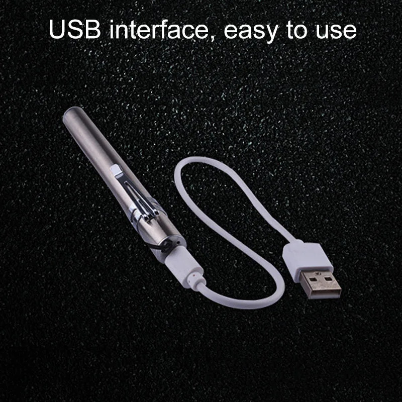 Новый USB Перезаряжаемый светодиодный фонарик мощная Водонепроницаемая ручка
