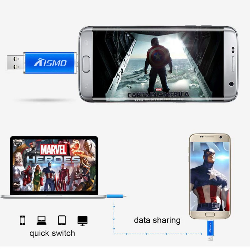 Kismo USB 2 0 Красочный Подарок U диск 8 ГБ 16 32 флэш накопитель android OTG Флешка для
