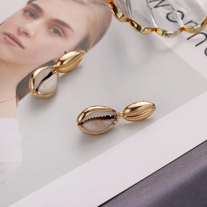 Женские серьги капельки Yhpup брендовые геометрические в западном стиле для