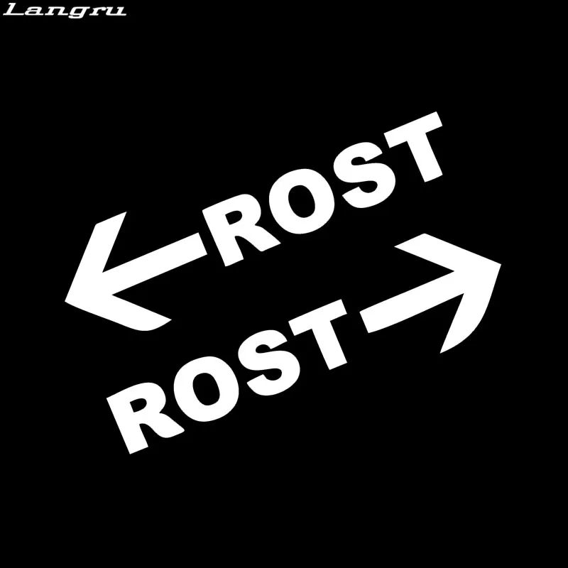 Langru новый дизайн Автомобильная наклейка Rost Look забавная индивидуальный