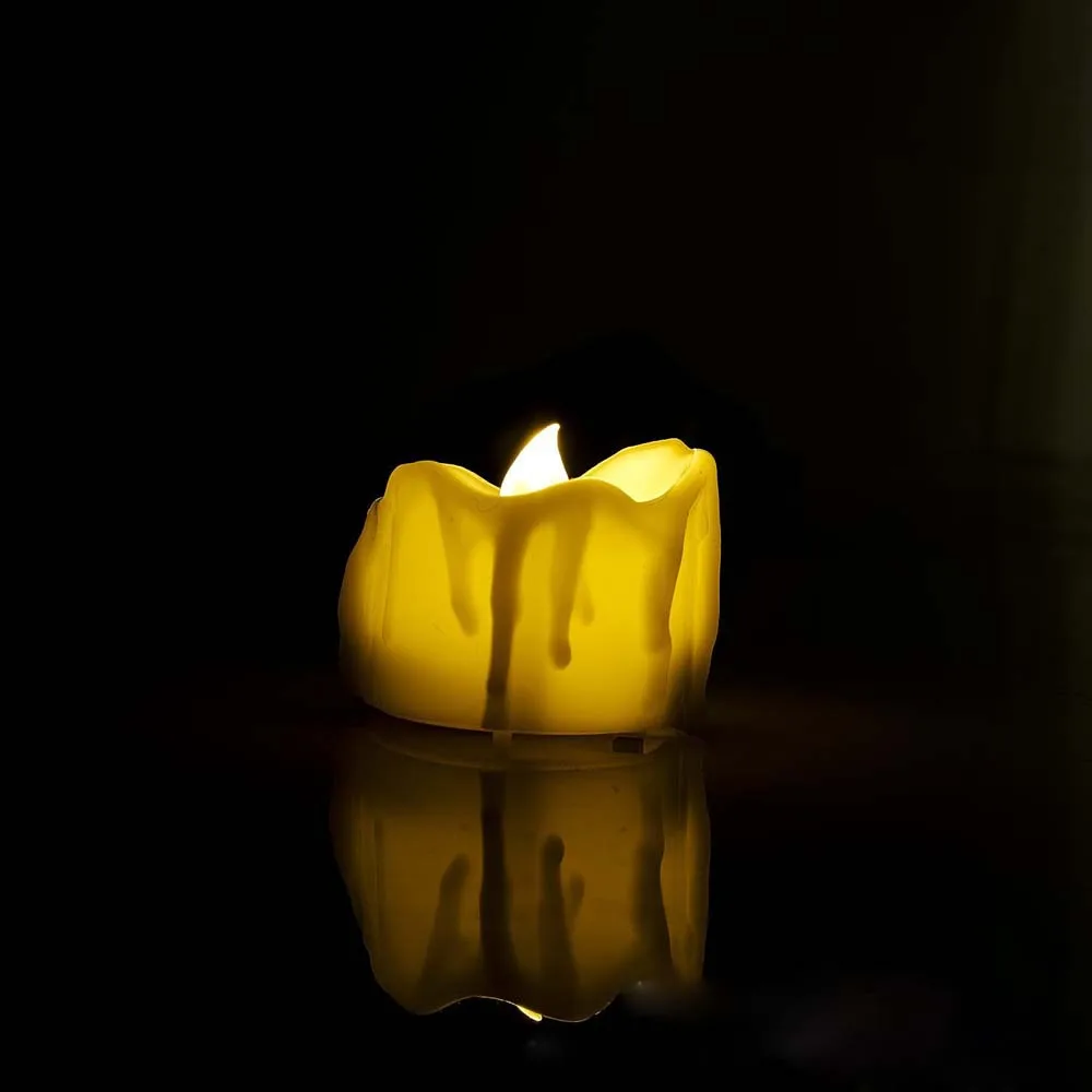 48 шт./компл. светодиодная электрическая чайная свеча Мерцающая мигающая