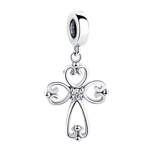 PY1732 925 Sterling Silver Bead Charms Locket Love Heart Lucky Clover Charm Fit Original Pandora Bracelet Necklace DIY Jewelry Making - Цвет: PY1732