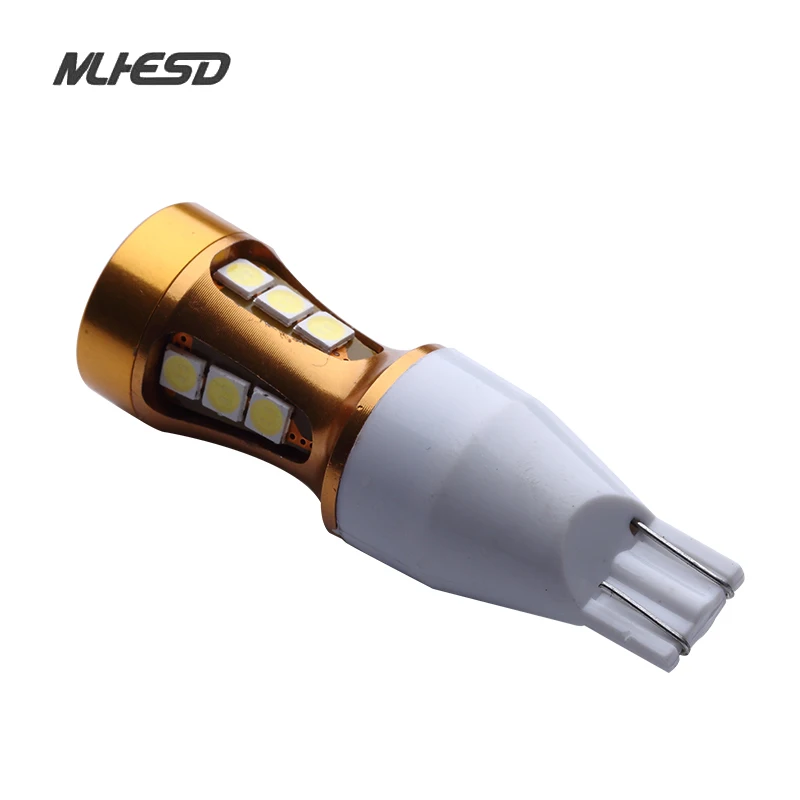 Светодиодные лампы T15 Canbus OBC без ошибок 921 912 W16W автомобильные 15 SMD 3030 Ксеноновые