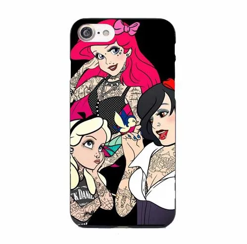 Смайлик теперь плакать позже клоун тату девушки для iPhone 5 5S SE 6 6S Plus 7 7Plus мультфильм