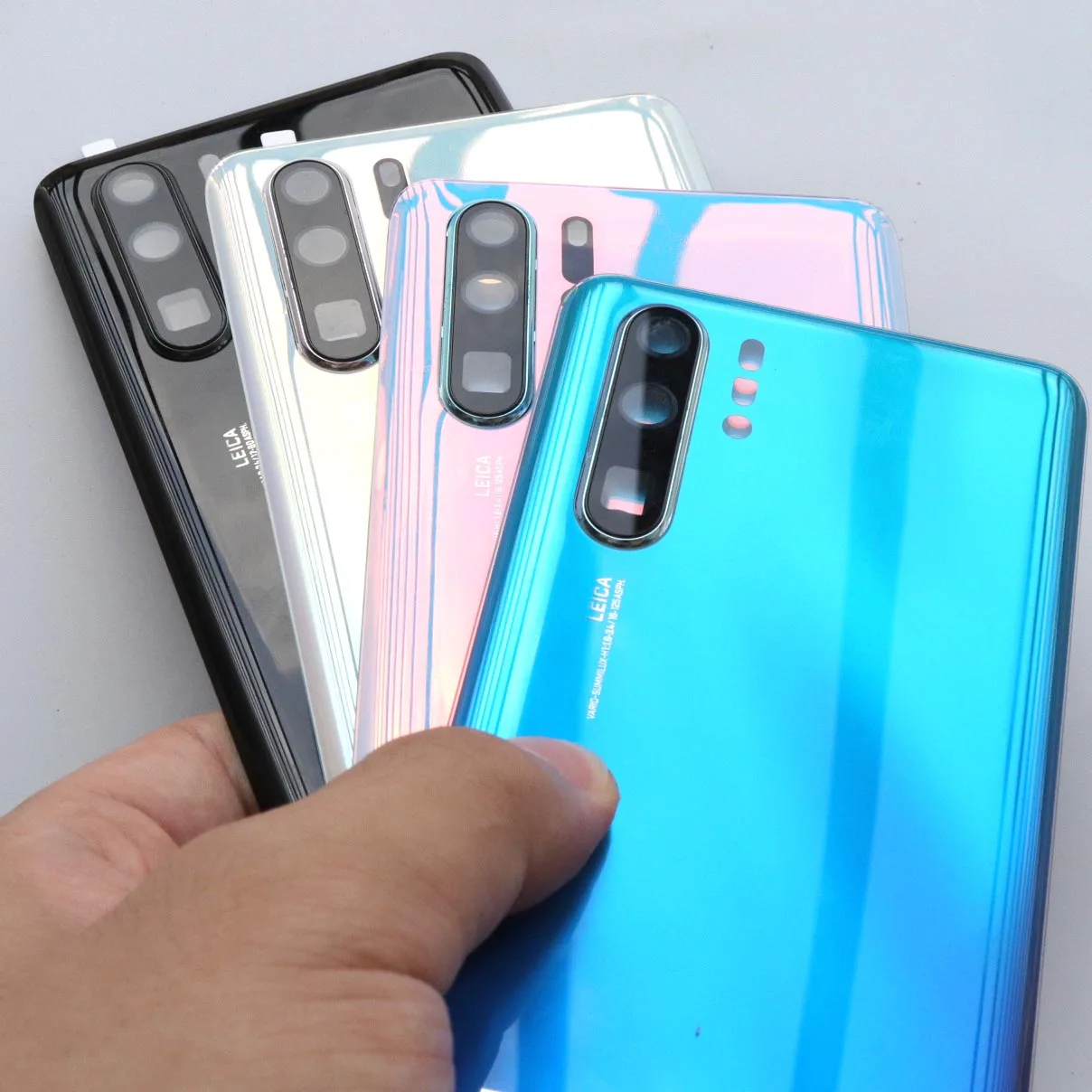 10 шт. для huawei P30 Pro P30pro Задняя стеклянная крышка корпус батарея задняя дверь запасные части+ клей+ камера Стекло объектив Запчасти