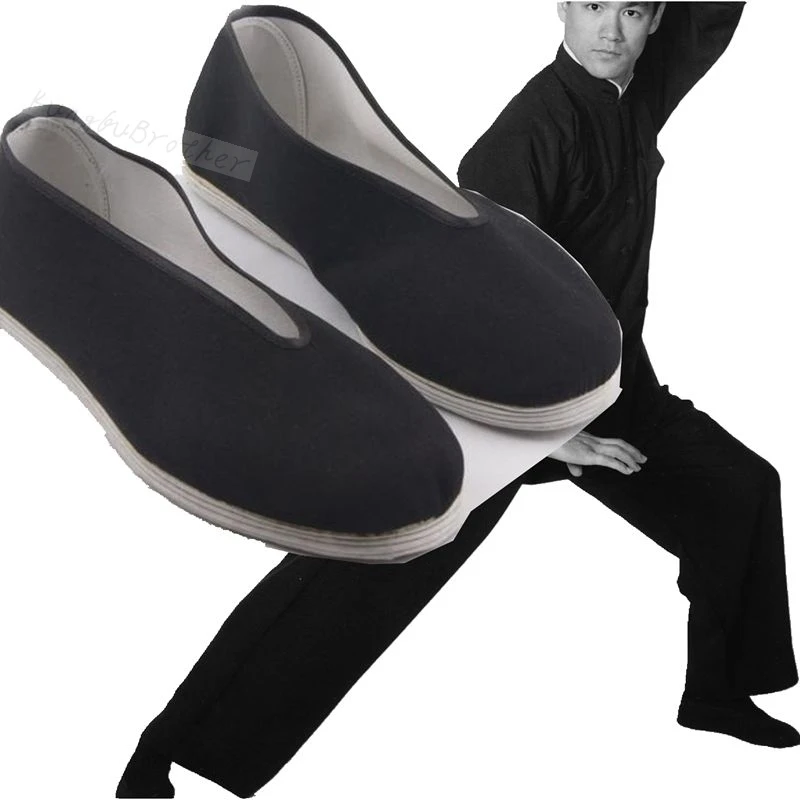 Ручная работа Брюс Ли кунг-фу обувь для мужчин Wing Chun Jeet Kune Do Wushu Тай чи обувь Боевые искусства Equiep для мужчин t