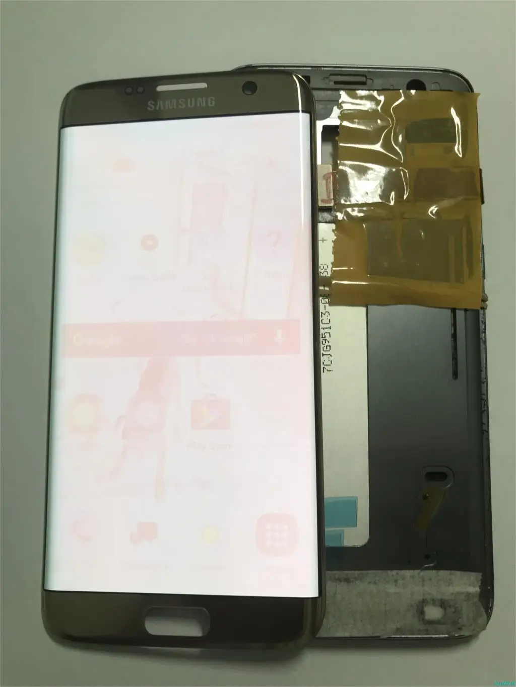 Super AMOLED для Samsung Galaxy S7 Edge G935F G935FD ЖК дисплей с сенсорным экраном и рамкой 5