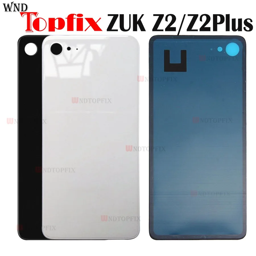 Чехол для lenovo ZUK Z2, задняя крышка, чехол для батареи, стеклянный корпус, крышка для lenovo ZUK Z2, задняя дверь, Замена+ аденсивная наклейка