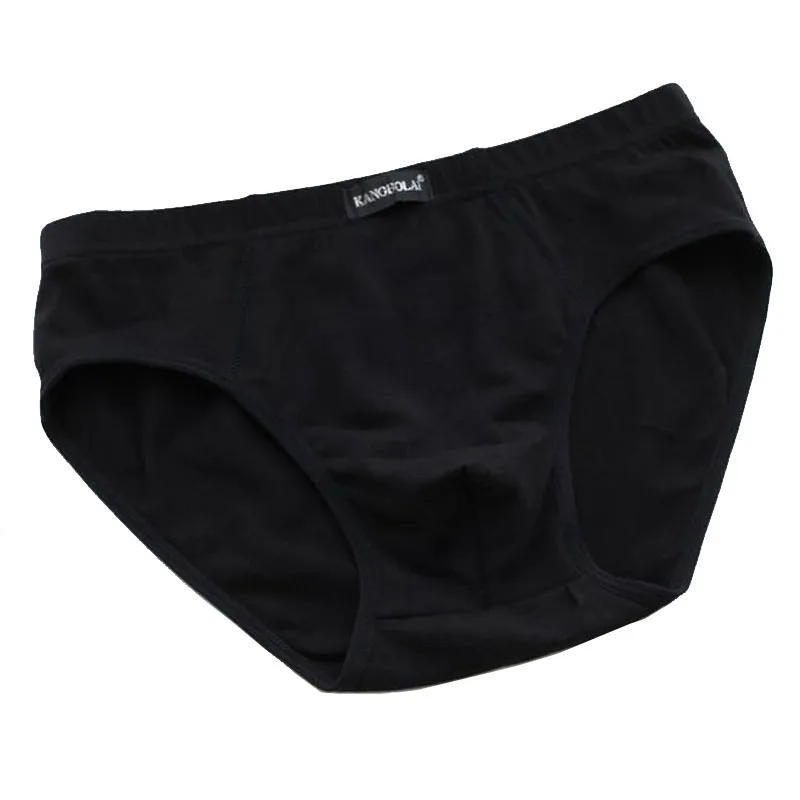 

Men's underwear Solid cotton stretch Plus size L-6XL briefs Suitable for 43-125KG breathable underwear 312