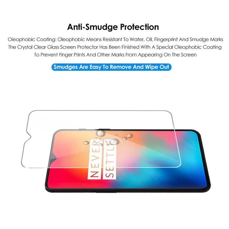 FQYANG 2 шт 9H закаленное стекло для ONEPLUS X 3 3T 5T 6 6T Защитная стеклянная пленка ONEPLUS6