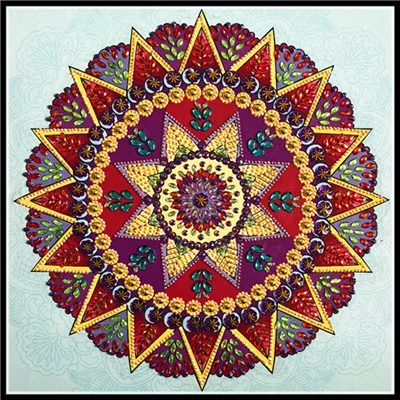 Алмазная вышивка особой формы 5D Diy Алмазная картина часть Алмазная вышивка крестиком набор кристалл украшение дома аксессуары - Цвет: Красный